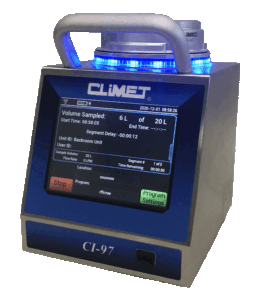 Climet microbial air sampler Cl-97