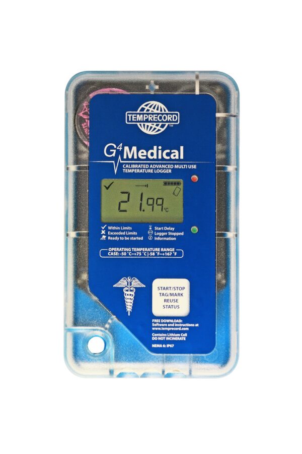 Temprecord G4 DISPLAY MEDICAL Multiuse Temperature Logger, 32k